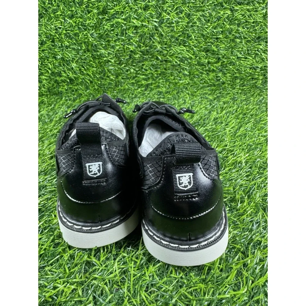 Stacy Adams 43445-001 Shoes Boys Size 7 Black Lace Up Dress Oxford Synthetic